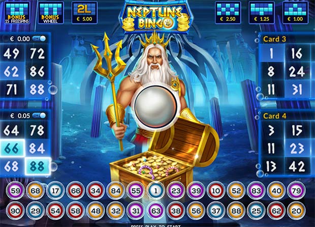 เกม Neptune Treasure Bingo 